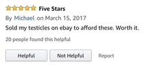 This review for  speakers on Amazon