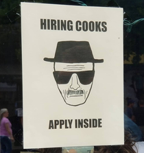 This sign at a Heisenburger joint