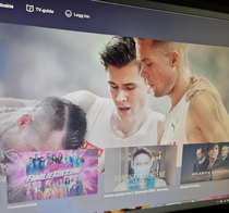 This unfortunate cropping of a picture of three brothers competing in the Norwegian show Familiekokkene The Family Chefs