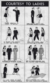This  US Military guide on courtesy to ladies