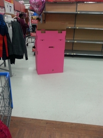 This Wal-Mart stand is tired of valentines day