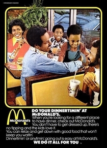 This was a McDonalds ad from the s