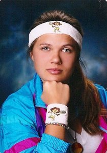 This was my high school senior pic There was no bet