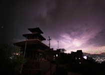 Thunderstorm in Nepal