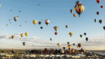 Timelapse of the Albuquerque Air Balloon Fiesta