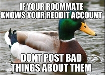 To my current roommate
