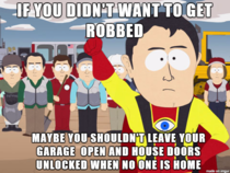To my neighbors who just spent  on a new home security system after they got robbed