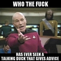 To the Annoyed Picard stating  Who the fuck has ever met an overly suave it guy
