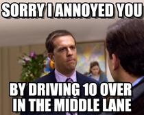 To the girl who was tailgating me on the highway today