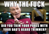 To the guy that used his dads trimmer