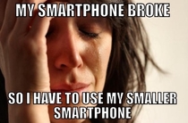 To the guy who broke his Samsung Note  and had to use his Iphone 