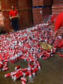 To the guy who dropped the eggs I had a similar situation with coke  pallets high