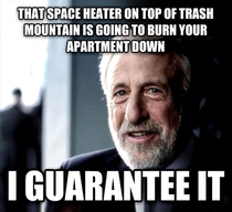 To the guy with the disgusting roommate from a former firefighter