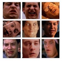 Tobey Maguire has the best facial expressions