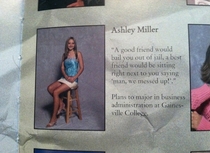 Today marks  years since the Barbie Bandits robbed a bank Here is one of the Bandits ironic High School yearbook quote 