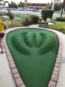 Took the family to play minigolf on vacation