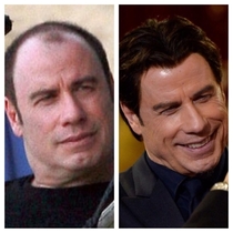 Travolta killin the wig game