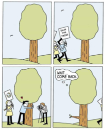 Trees have hard feelings