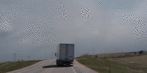 Truck blown over by strong winds   Recover like a pro 