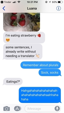 Trying to help someone learn English