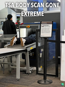 TSA Body Scan gone extreme