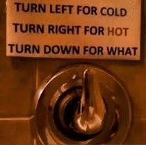 Turn left for cold