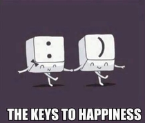 Two keys for happiness