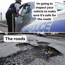 Typical Canadian roads