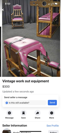 Uh- interesting vintage workout gear