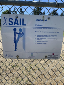 Umm At the PLAYGROUND where this is displayed they call them exercise instructions