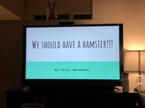 Unexpected parenting moment PowerPoint presentations from my kids