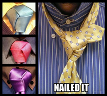 Use the Trinity Knot Reddit said Youll look so dapper