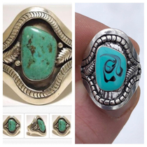 Vintage silver turquoise ring I purchased from eBay