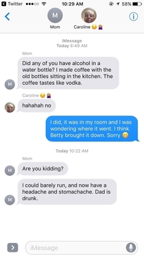 Vodka Coffee - Sorry Mom amp Dad
