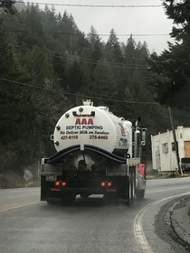 Was behind this on the way to work and am questioning my tolerance of lactose