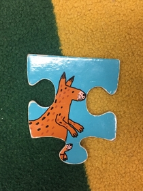 Was doing a puzzle with my daughter at the library and noticed this unfortunate piece