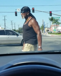 Was driving through Compton and I think I found Hulk Hogans brother from another mother