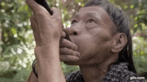 Was watching this guy from Borneo making poison and just had to make a gif from it please do something fun with it