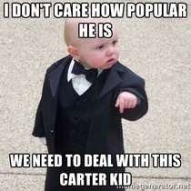 Watch your back Carter