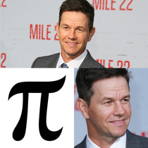 Watching a movie the other night and realized Mark Wahlbergs forehead creases are a Pi symbol Now I cant unsee it