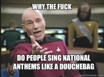 Watching the all star game and the girl ruined The Star-Spangled Banner