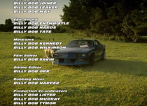 Watching Top Gear and realized they changed the names in the credits to southern names for the episode filmed in Alabama