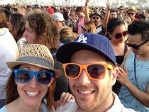 We got photobombed by Aaron Paul Jesse pinkman from breaking bad at Coachella yesterday