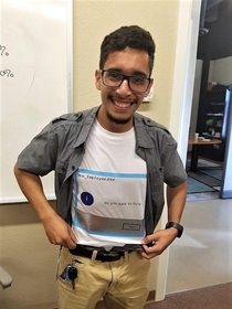 We had a candidate interview for an IT position today He literally designed and printed this shirt because he was interviewing on Halloween Needless to say we hired him