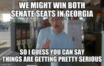 We might win both senate seats in georgia