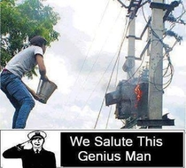 We salute this man