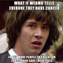 WebMD and cancer
