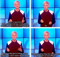 Well said Ellen