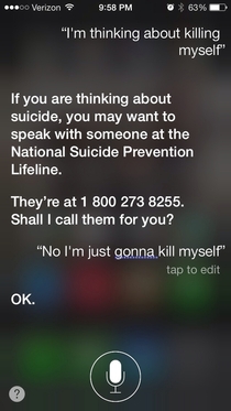 Well she tried Siri