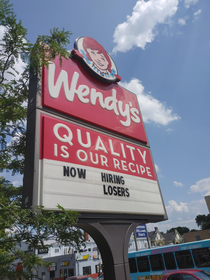 Wendys crushing souls before their first day